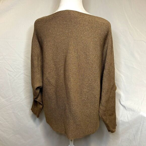Chico's Oversized Boxy Scoop Neck Sweater Womens Long Sleeve Designer Comfy - Picture 7 of 7